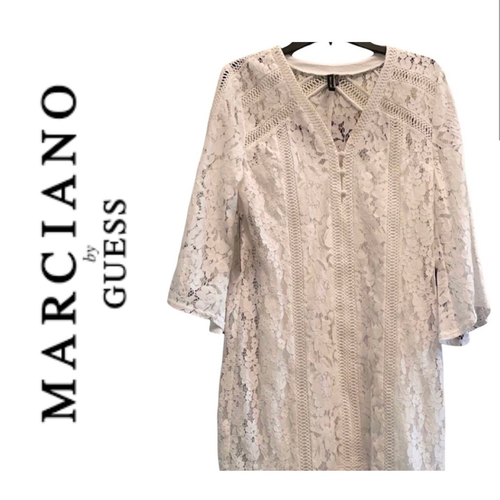 🆕 Marciano | White Lace Mini Dress